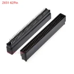 5pcs Edge Card Connector Slot 2.54 mm Pitch 8/10/12/16/18/20/28/30/36/40/50/60/72/80/98 Pin PCB Gold Finger Socket Through Holes - Image 6