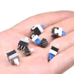 20PCS 5.8X5.8 7X7 8X8 8.5X8.5 5.8*5.8MM 7*7MM 8*8MM 8.5*8.5MM 6PIN Tact push button power switch Self-lock/Self reset ON/OFF 8*8 - Image 4