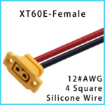 XT60 Connector Male & Female Plug with 10/20/30/50CM 12 AWG Silicone Wire for RC Airplane Quadcopter Lipo Battery ESC FPV Drone - Image 9