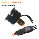 QX-MOTOR new 64mm EDF CW/CCW 12 Blades Ducted Fan with QF2822 Brushless Motor 2100KV 2300KV 3300KV 4300KV for Remote control toy - Image 14