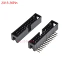 5/10Pcs Right Angle 6/10/20/26/34/40 Pin 2.54mm Pitch Male Socket Idc Box Header Pcb Connector Double Row 10p/20p/40p Dc3 Header - Image 11
