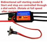 ZMR 2-6S 30A 60A ESC Bidirectional Self Starting Brushless Electric Regulation Speed Controller ESC for DIY Tools - Image 17