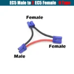 XT60 XT30 EC5 T XT90 TRX Plug Parallel Battery Connector Cable Extension O Separator Plug Adapter With Silicon Wire For Rc Model - Image 5