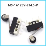 10PCS Micro Limit Switch Momentary Push Button Switch 1A 125V AC Mouse Switch 3Pins Long Handle Roller Lever Arm SPDT 12X6X6MM - Image 10