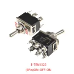 1pcs e-ten 1021 1121 1122  1221 1321 1322 2/3/6 Pin Toggle Switch on-on on-off-on Power Switches 15a 250v - Image 2