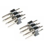 2.54mm Double row Male PCB Board Pin Header Connector Strip Pinheader gold plated copper 2/3/4/5/6/8/10/12/20/40Pin For Arduino - Image 3