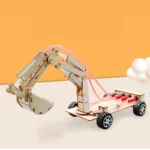 Hydraulic Excavator DIY Student Technology Small Production Science and Education Toy Model Science Experiment Toy - Image 16