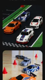 Rc Toys 1/43 RC Drift Car with Gyro Upgraded Ver 2.4G Remote Control Mini Drift Race Car 4WD Radio Control RC Toys Traffic Cones - Image 32