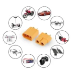 XT60 Connector Male & Female Plug with 10/20/30/50CM 12 AWG Silicone Wire for RC Airplane Quadcopter Lipo Battery ESC FPV Drone - Image 5