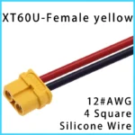 XT60 Connector Male & Female Plug with 10/20/30/50CM 12 AWG Silicone Wire for RC Airplane Quadcopter Lipo Battery ESC FPV Drone - Image 20