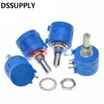 1Set 3590S Multiturn Adjustable Resistor Potentiometer Kit 100 200 500 1K 2K 5K 10K 20K 50K 100K Ohm With Potentiometer Knob A03 - Image 7