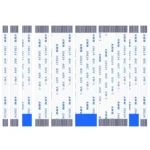 2PCS FPC FFC Ribbon Flexible Flat Cable 4/5/6/8/10/12/14/16/18/20/30/40Pin Pitch 0.5MM 1.0MM A-Type Wire Length 500MM/600MM - Image 2