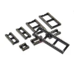 10PCS ROUND HOLE IC SOCKET DIP 2.54MM dip6 dip8 dip14 dip16 dip18 dip20 dip24 dip28 dip40 6/8/14/16/18/20/24/28/40 pin connector - Image 2