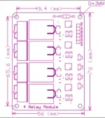 5V 4 channel relay module BOARD with optocoupler Output 4 way FOR ARDUINO - Image 5
