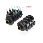 2/5PCS 6.35mm/6.35 Stereo Audio Microphone Female Socket/Jack Connector 6.3mm 6P/6Pin For PCB Plug-in - Image 7