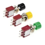 1Pcs 3Pin C-NO-NC 6mm Mini Momentary Automatic return Push Button Switch ON-(ON) 2A 250VAC/5A 120VAC Toggle Switches PS-102 - Image 4