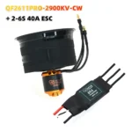 QX-MOTOR 64mm EDF 5 Blades Ducted Fan w/ QF2611 Pro 4000KV 3200KV 2900KV RC Brushless Motor CW CCW for 3S 4S 6S RC Jet Airplane - Image 11