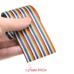 1Reel 60Meter 6/8/10/12/16/20/30/40/50P Pin 1.27mm Pitch Color Flat Ribbon Cable Rainbow Wire For FC Dupont DC3 IDC Connector - Image 5