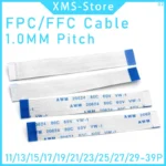 5PCS FPC FFC Ribbon Flexible Flat Cable7/9/11/13/15/17/19/21/23/25/27/29/31/33/35/37/39Pitch 0.5MM 1.0MM A-Type Wire Length
