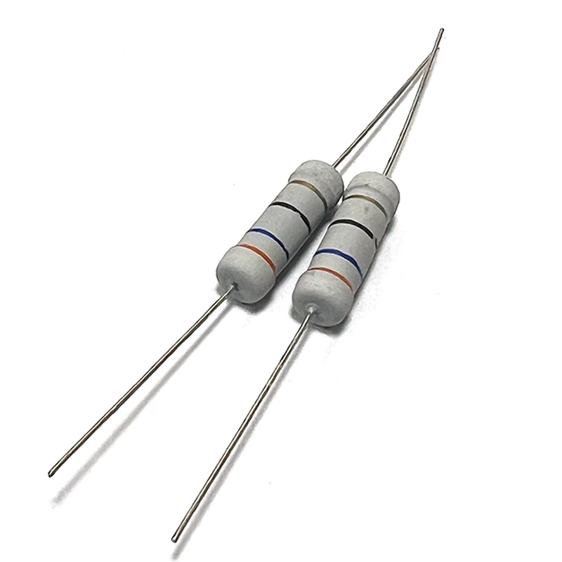 20pcs 2W Carbon Film Resistor 3R6 36R 360R 3K6 36K 360K 3.6 36 360 R K Ohm 5% 3.6R 3.6Ohm 36Ohm 360Ohm 3.6KOhm 36KOhm 360KOhm