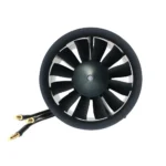 QX-MOTOR 80mm EDF with QF3748 3748 Metal Brushless Motor 1000KV CW CCW 12 blades Ducted Fan fit 80A ESC for Jet  RC Airplane - Image 3