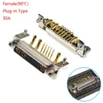 1Pcs 13w3 30A Gold Plated Male Female High Current Power Connector D-Sub Adapter Solder/Plug-in Type 10+3 Plug Jack 13Pin DB - Image 13