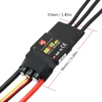 ZMR Brushless ESC 40A 50A 80A 100A V2 Drone ESC 2-4S Speed Controller With BEC/UBEC For RC Quadcopter Helicopter - Image 6