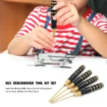 4pcs 1.5mm 2.0mm 2.5mm 3.0mm Hex Screw Driver Screwdriver Set Hexagon Tool Kit For FPV Drone Heli Airplanes Cars Boat RC Parts - Image 5
