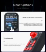 Hotrc DS-800 2.4Ghz 8CH FHSS Remote Controller F-08A F08A Receiver Color Screen For RC Model Car/Trawler/Fishing Boat Lawn mower - Image 17