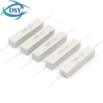 10PCS 10W 5% Cement Resistance 1R ~ 10K Ohm 1R 2R 5R 8R 10R 47R 100R 1K 10K Ohm 1 2 5 8 10 47 100 ohm Cement Resistor - Image 9