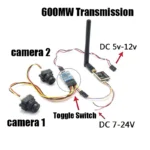 5.8G 3 Channel Video Switcher Module 3 way Video Switch Unit for RC FPV Camera Drone - Image 6
