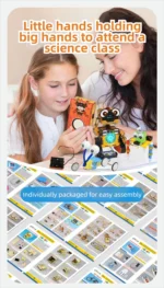 DIY Science Toys Children Educational STEM Projects Kits 3D Assemble Car Boat Model Wood Puzzle Toy Scientific Experiment Kit - Image 41