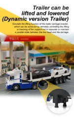 Turbo Racing C50-T 1:76 C50 Remote Control Truck Simulated Vehicle Lights and Horn RTR Version Toy Car - Image 30