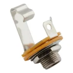 10pcs 6.35mm / 6.5mm 3 Pole Stereo Plug Jack Audio Female Connector 6.35 Welding Type Panel Socket Diy Parts