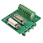 1pcs Db15 Male Female Socket To Terminal Block Adapter Pcb Board D-Sub 15pin Connector Converter Din Rail Mounting - Image 2
