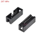 5/10pcs Dip 6/10/20/26/34/40 Pin 2.54mm Pitch Male Socket Straight Idc Box Headers Pcb Connector Double Row 10p/20p/40p/50p Dc3 - Image 14
