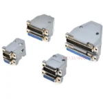 2Pcs DB9 DB15 DB25 DB37 Hole/Pin Female/Male Blue Welded Connector RS232 serial port Socket DB D-SUB Adapter 9/15/25/37pin Shell - Image 2