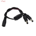 5V 12V 5.5mmX2.1mm 1 To 2/3/4/5/6/8/10/16 Way Female To Male DC Power Splitter Supply Adapter Connector Extension Cable LED CCTV - Image 2