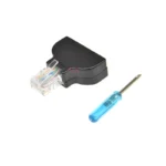 Rj45 Ethernet Male To 8 Pin Av Screw Terminal Connector Screw Adapter Block Cable Network Plug For Cctv Digital Internet Plug - Image 2