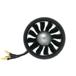 QX-MOTOR 70mm EDF QF3027 2200KV Brushless Motor CW CCW 12 Blades Ducted Fan use 100A ESC for RC Multirotor Helicopter Drone Part - Image 3