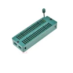 2PCS GREEN Gold DIP40 Universal ZIF ZIP IC SOCKET 40P DIP CHIP TEST Adaptor 40 PIN dip-40 40PIN 2.54MM PITCH 240-6182 CONNECTOR - Image 2