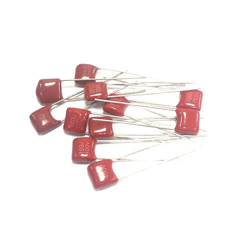 20pcs CBB Polypropylene Film Capacitor 100v 101J 102J 103J 104J 105J 152J 153J 154J 221J 222J 223J 224J 225J 332J 333J 471J 472J