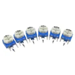 10pcs RM063 RM 063 Trimpot Trimmer Potentiometer 100 200 500 1K 2K 5K 10K 20K 50K 100K 200K 500K 1M Ohm  Variable Resistor - Image 4