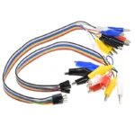 Alligator Clips TO DUPONT WIRE MALE/FEMALE PLUG 30CM Crocodile Wire Jumper cable for Test Lead,For Arduino Raspberry pi Makey - Image 2