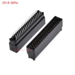 5pcs Edge Card Connector Slot 2.54 mm Pitch 8/10/12/16/18/20/28/30/36/40/50/60/72/80/98 Pin PCB Gold Finger Socket Through Holes - Image 24