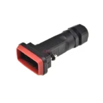 1Pcs DB9 DB15 2w2 connector cable waterproof shell IP67 Housing For D-SUB 9 Pin 2 Rows DB15 3 Rows Serial RS232 connector