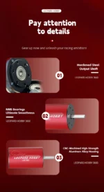 Leopard Hobby 3660 5.0mm Shaft 2700KV 3180KV 3800KV 4650KV Waterproof Brushless Motor For 1:10 Rc Car Traxxas Slash Wltoys Axial - Image 13