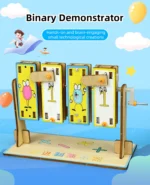DIY Binary Demonstrator DIY Math Simulation Calculation & Education Model Toy Physics Science Toys For Children Gift Toy Project - Image 7