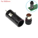 5/10PCS 5X20mm/6X30mm Glass Fuse Holder With Wire 5*20 6*30 Insurance Tube Socket Fuseholder Clip And Box BLX-A PCB Mounting - Image 9