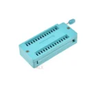 2PCS GREEN wide body DIP28 ZIF ZIP IC SOCKET 28P DIP CHIP TEST Adaptor 28 PIN dip-28 28PIN 2.54MM PITCH CONNECTOR FOR PCB - Image 2